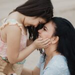 Mother and daughter reconnecting visualizing reclaiming motherhood